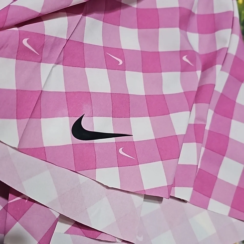 Nike Pink Checkered Skort Size XL New - Picture 3 of 9
